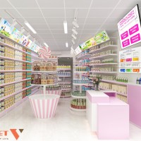 Thiết kế cửa hàng mẹ và bé tại Tuyên Quang